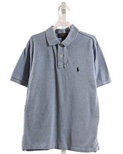 POLO BY RALPH LAUREN  LT BLUE PIQUE   KNIT SS SHIRT