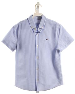 VINEYARD VINES  LT BLUE SEERSUCKER STRIPED  DRESS SHIRT