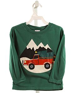 HANNA ANDERSSON  GREEN   PRINTED DESIGN T-SHIRT
