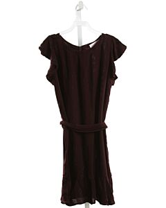 BELLA DAHL  MAROON  STRIPED  DRESS