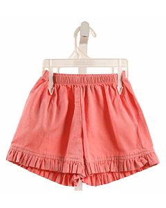 RED BEANS  PINK    SHORTS WITH RUFFLE