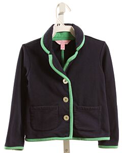 LILLY PULITZER  NAVY KNIT   BLAZER