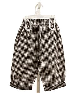 TURTLEDOVE LONDON  BLACK  GINGHAM  PANTS