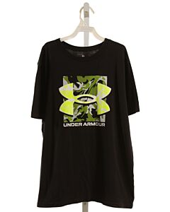 UNDER ARMOUR BLACK PRINT T-SHIRT