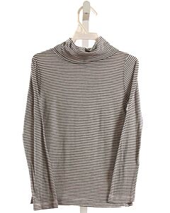 CREWCUTS BLACK STRIPED KNIT LS SHIRT
