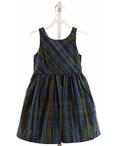 POLO BY RALPH LAUREN  MULTI-COLOR  PLAID  DRESS