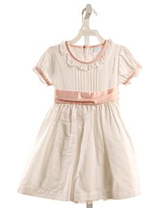 EDGEHILL COLLECTION  WHITE LINEN   PARTY DRESS