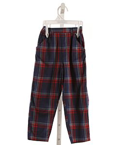 BELLA BLISS  NAVY  PLAID  PANTS