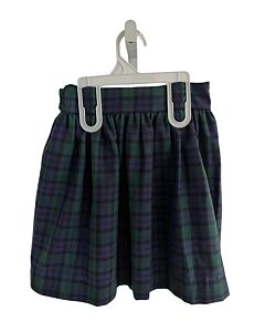 BELLA BLISS  FOREST GREEN  PLAID  SKIRT