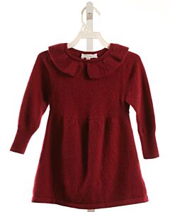 MIKA & MILO  MAROON CASHMERE   KNIT DRESS