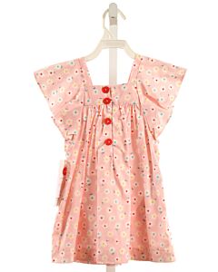 SMILING BUTTON  PINK  FLORAL  DRESS