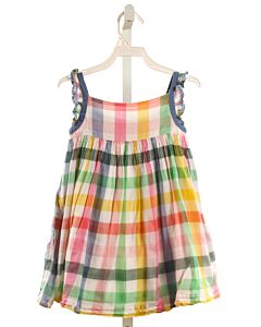 MINI BODEN  MULTI-COLOR  PLAID  DRESS