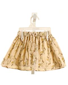 AIMAMA  IVORY  FLORAL  SKIRT