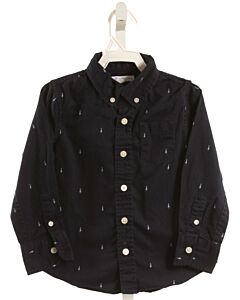 ROCKETS OF AWESOME  NAVY    DRESS SHIRT