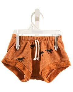 WEDGIES  ORANGE  PRINT  SHORTS
