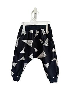 JOAH LOVE  BLACK   PRINTED DESIGN PANTS