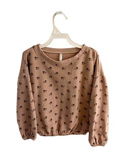 RYLEE & CRU  BROWN  FLORAL  SHIRT-LS