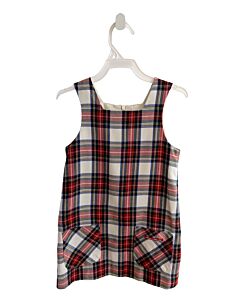 TARTINE ET CHOCOLAT  RED  PLAID  DRESS