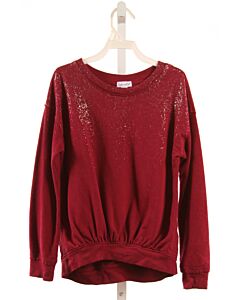 SPLENDID  MAROON    KNIT LS SHIRT