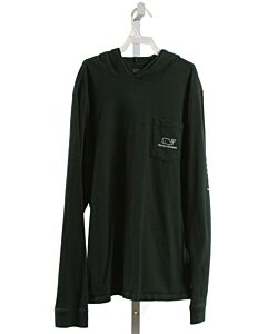 VINEYARD VINES  GREEN KNIT   KNIT LS SHIRT