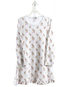 THE PROPER PEONY  WHITE  PRINT  LOUNGEWEAR