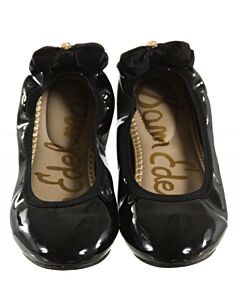 SAM EDELMAN BLACK DRESS SHOES  *EUC SIZE CHILD 2