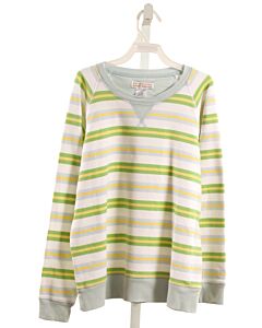 THE BEAUFORT BONNET COMPANY  GREEN  STRIPED  PULLOVER