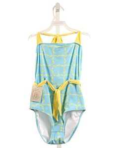 THE BEAUFORT BONNET COMPANY  BLUE   PRINTED DESIGN 1-PIECE SWIMSUIT