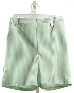 BELLA BLISS  GREEN  STRIPED  SHORTS