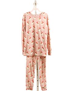 MARY SQUARE  PINK  PRINT  LOUNGEWEAR