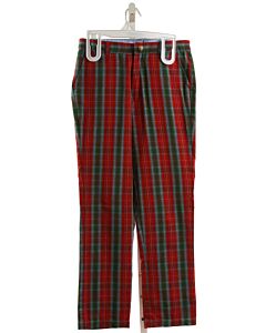 LITTLE ENGLISH  RED  PLAID  PANTS