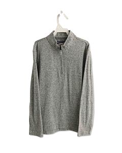 JOHNNIE-O  GRAY  STRIPED  PULLOVER