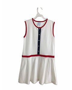 BELLA BLISS  WHITE PIQUE   KNIT DRESS