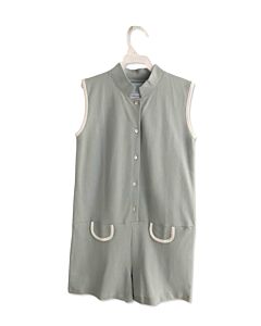 BELLA BLISS  LT BLUE PIQUE   KNIT ROMPER