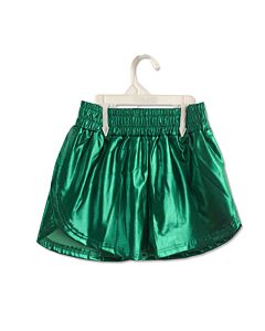 BELLE CHER  GREEN TAFFETA   SHORTS