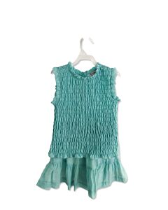 GABBY  AQUA   SMOCKED 2-PIECE OUTFIT