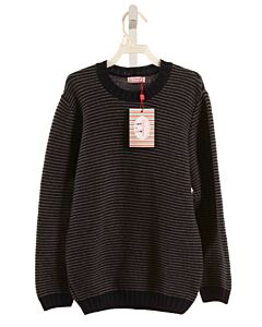 LA COQUETA  NAVY WOOL STRIPED  SWEATER