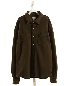 CREWCUTS FOREST GREEN SHIRT-LS