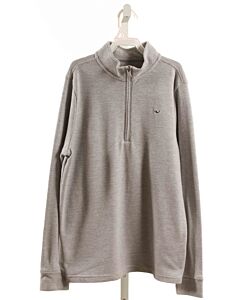 VINEYARD VINES  GRAY  STRIPED  PULLOVER