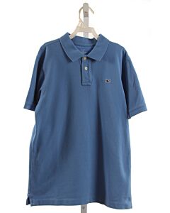 VINEYARD VINES  BLUE    KNIT SS SHIRT