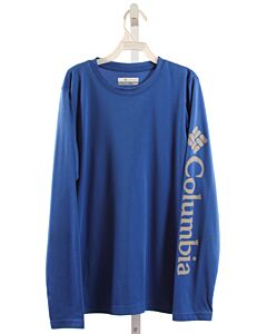 COLUMBIA  BLUE    KNIT LS SHIRT