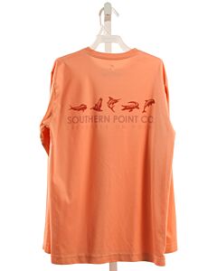 SOUTHERN POINT CO  ORANGE    KNIT LS SHIRT