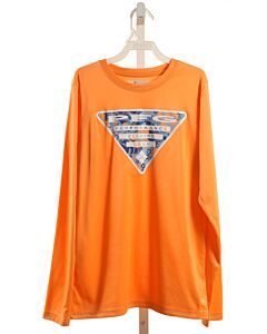 COLUMBIA  ORANGE  PRINT  KNIT LS SHIRT