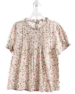 BEET WORLD  LT PINK  FLORAL  SHIRT-SS