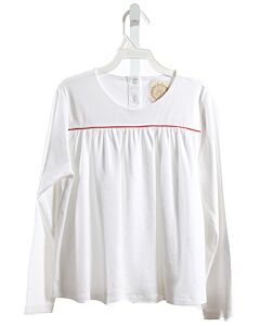 THE BEAUFORT BONNET COMPANY  WHITE    KNIT LS SHIRT