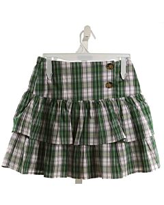 CPC  GREEN  PLAID  SKIRT