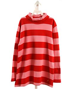 THE BEAUFORT BONNET COMPANY  RED  STRIPED  KNIT LS SHIRT