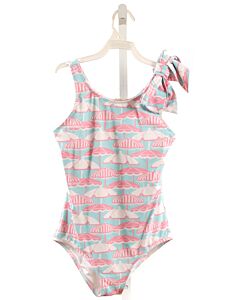 THE BEAUFORT BONNET COMPANY  PINK    1-PIECE SWIMSUIT WITH BOW
