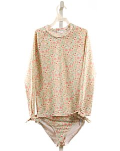 MINNOW  LT PINK  FLORAL  2-PIECE SWIMSUIT