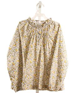 LITTLE ENGLISH  YELLOW  FLORAL  DRESS SHIRT